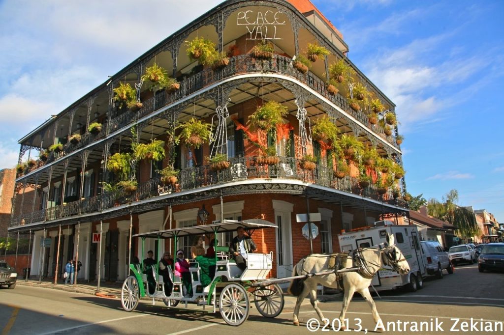 bâtisse typique du French Quarter