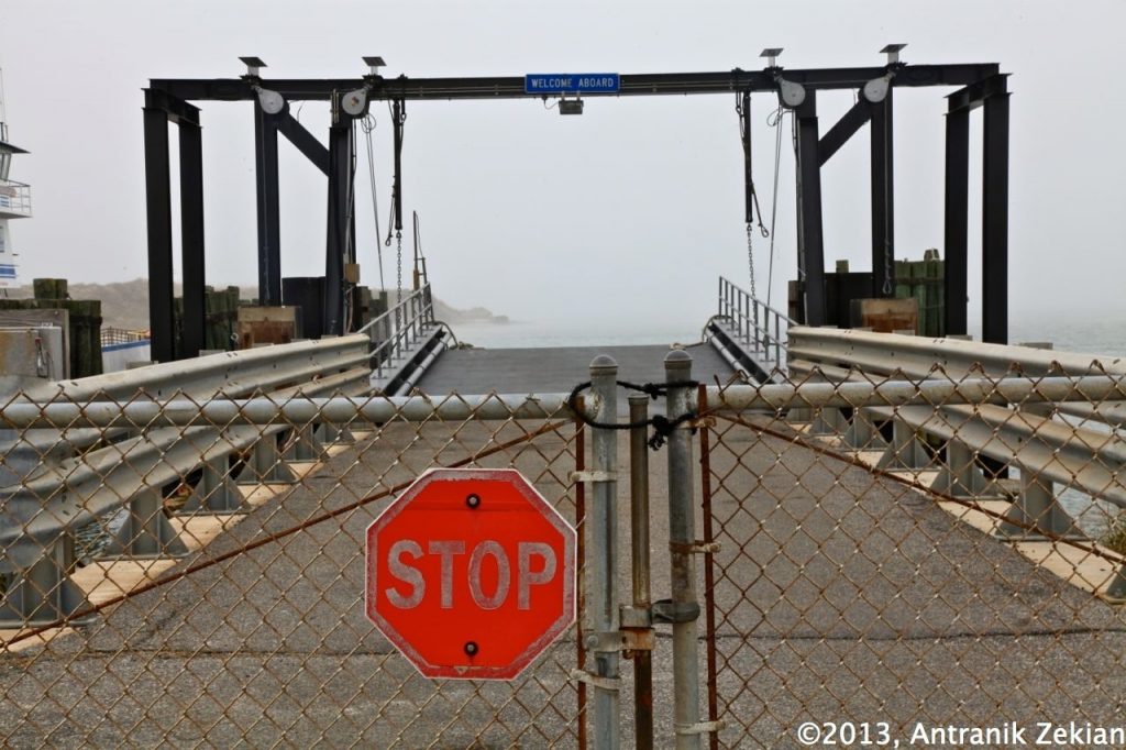 l'embarcadère des ferries à Ocracoke Island