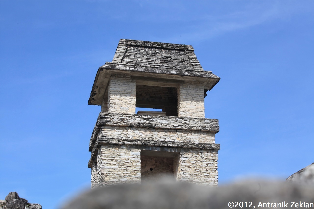 tour principale du palais royal de Palenque